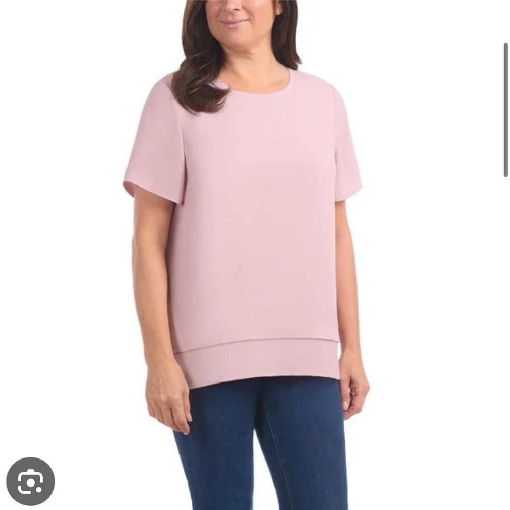 NEW Hilary Radley Double Layer Floral Top